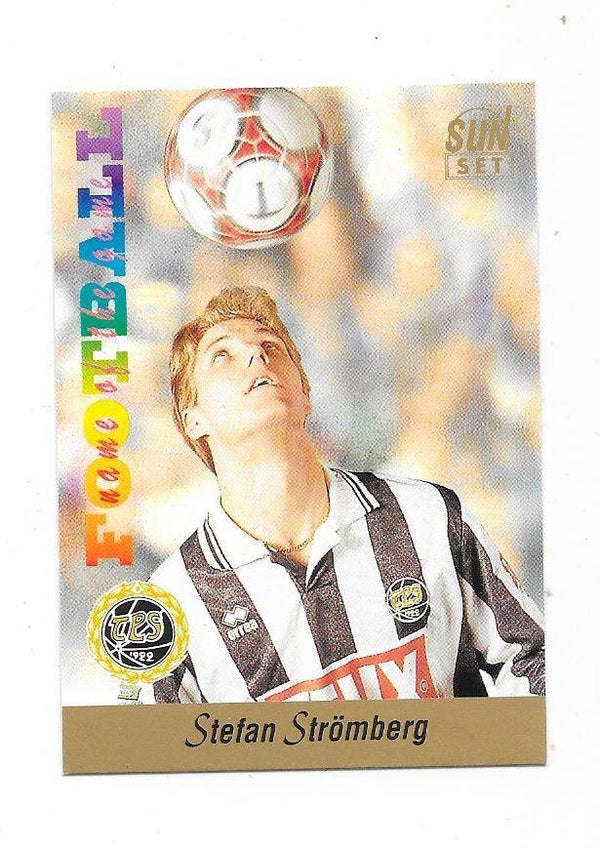 1994 Finnish Sunset Football card #36 Stefan Strömborg , TPS , GIF Sundsvall