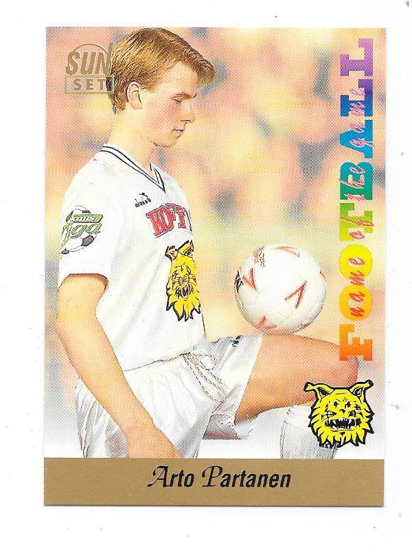 1994 Finnish Sunset Football card #20 Arto Partanen , Ilves