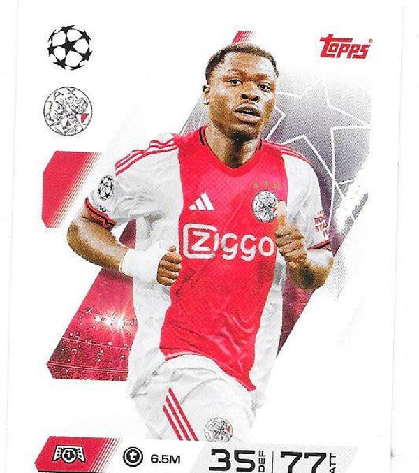 2025-26 Topps Match Attax Champions League #224 Brian Brobbey , Ajax Amsterdam , Netherlands