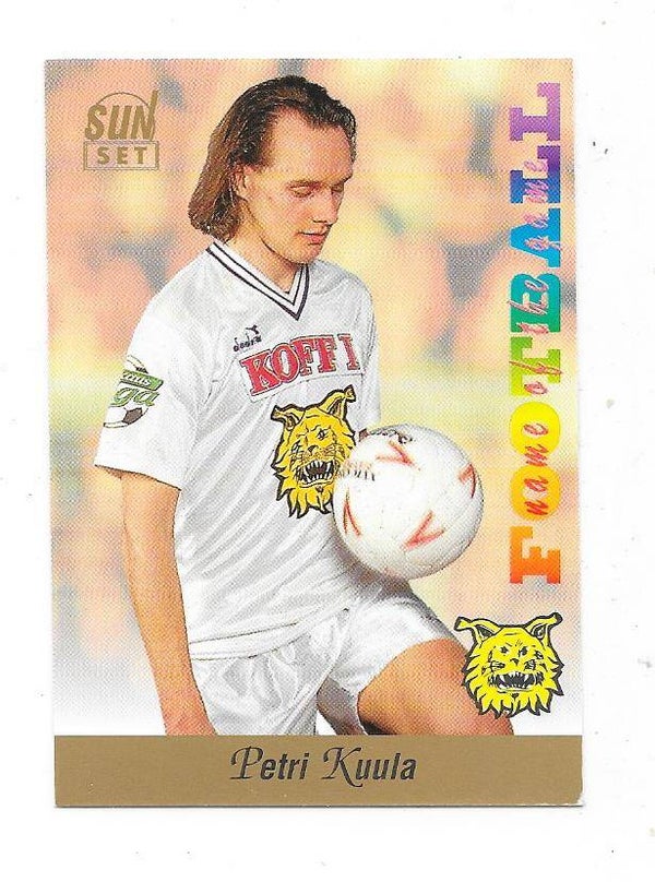 1994 Finnish Sunset Football card #7 Petri Kuula , Ilves