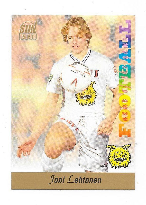 1994 Finnish Sunset Football card #6 Joni Lehtonen , Ilves , Motherwell