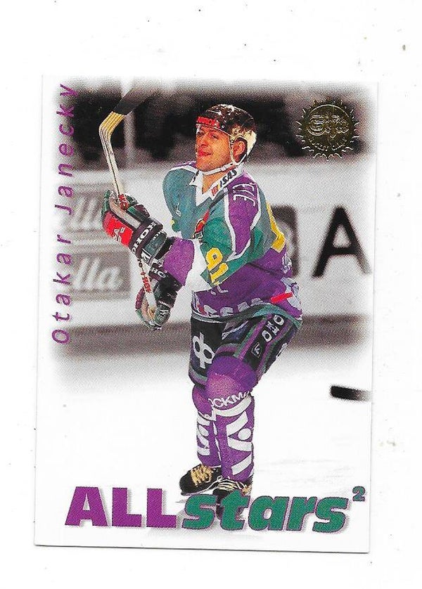 1995-96 Finnish SISU Ice Hockey Card #171 Otakar Janecky , Jokerit & Pardubice