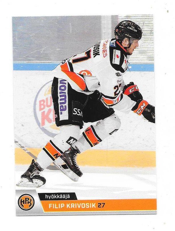 2018-19 Finnish Cardset #211 Filip Krivosik HPK , HC Kosice