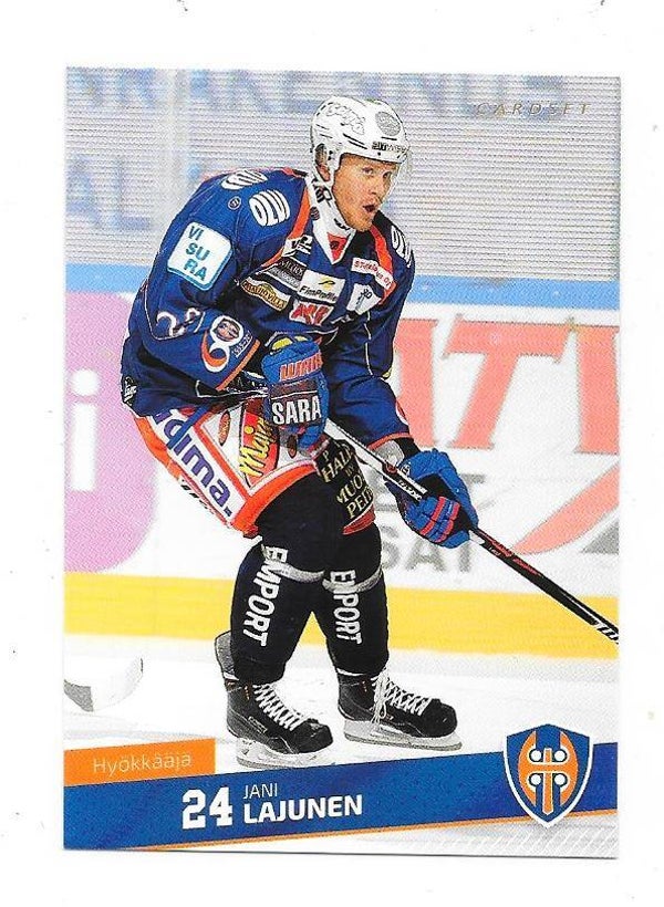 2016-17 Finnish Cardset #151 Jani Lajunen  Tappara , HC Sparta Praha