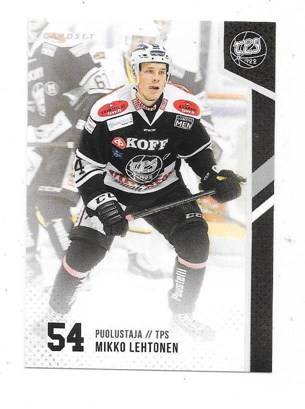 2014-15 Finnish Cardset #315 Mikko Lehtonen TPS , ZSC Lions