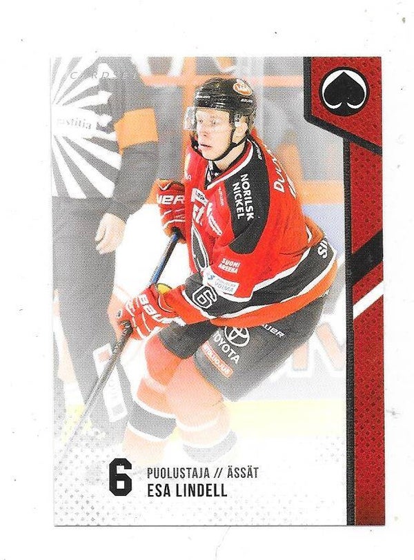 2014-15 Finnish Cardset #327 Esa Lindell  Ässät , Dallas Stars