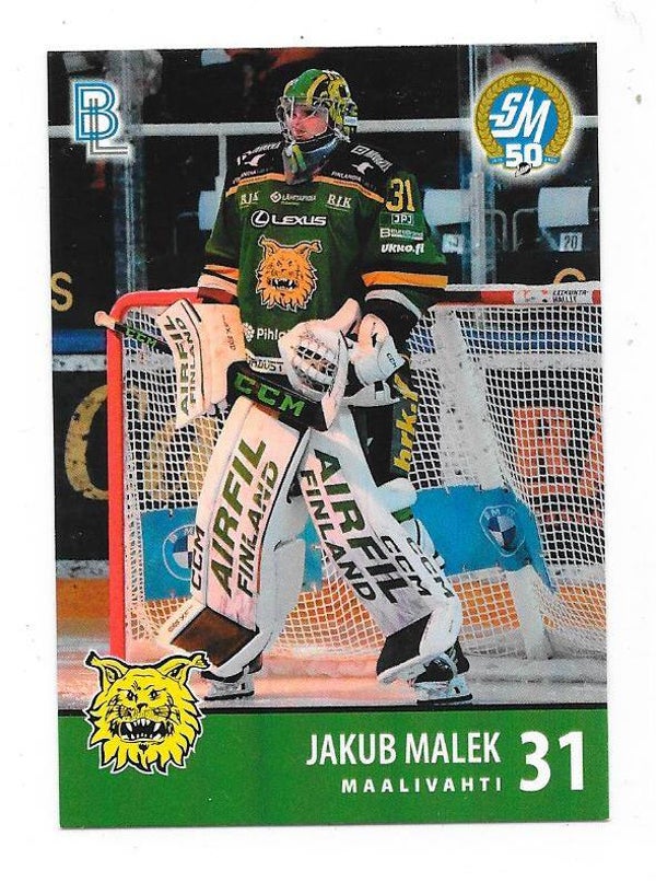 2024-25 Finnish Blueline #25 Jakub Malek Ilves , New Jersey Devils
