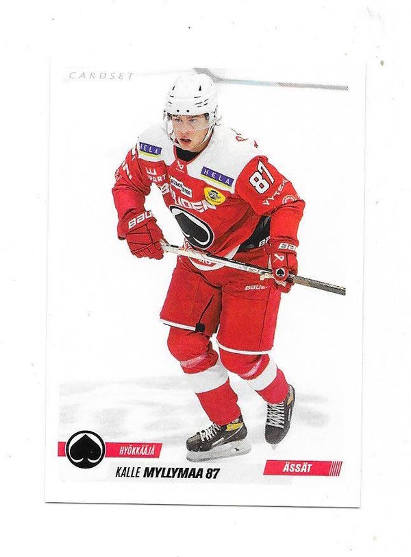 2022-23 Finnish Cardset #180 Kalle Myllymaa Ässät , Marseille