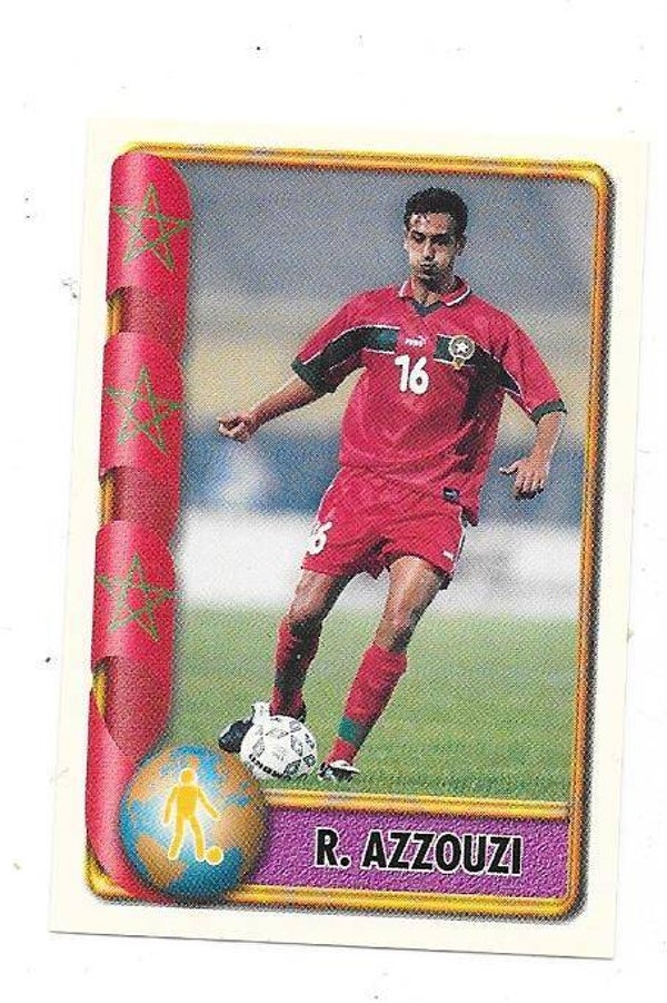 1998 Navarrete FIFA France 98 Sticker #377 Rachid Azzouzi  Morocco , Greuther Fürth