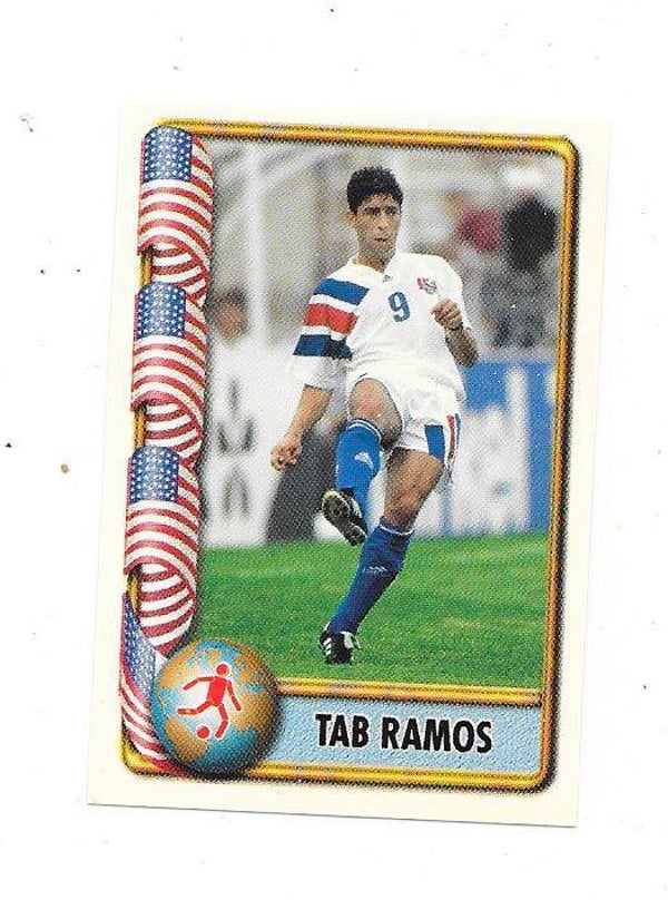 1998 Navarrete FIFA France 98 Sticker #234 Tab Ramos USA , New York MetroStars