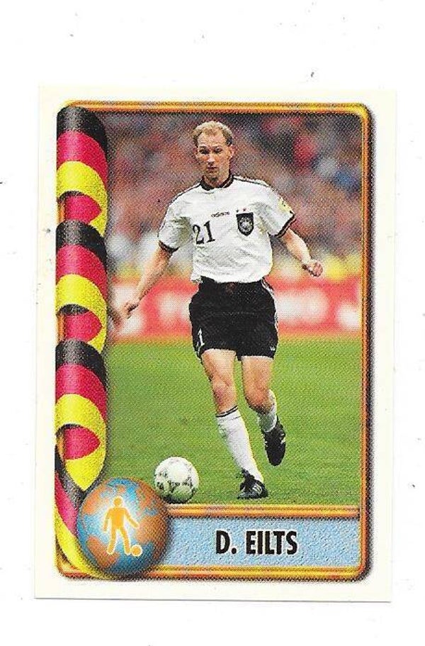 1998 Navarrete FIFA France 98 Sticker #20 Dieter Eilts  Germany , SV Werder Bremen