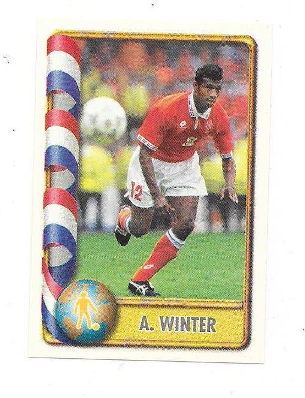 1998 Navarrete FIFA France 98 Sticker #294 Aron Winter  Netherlands , Ajax Amsterdam