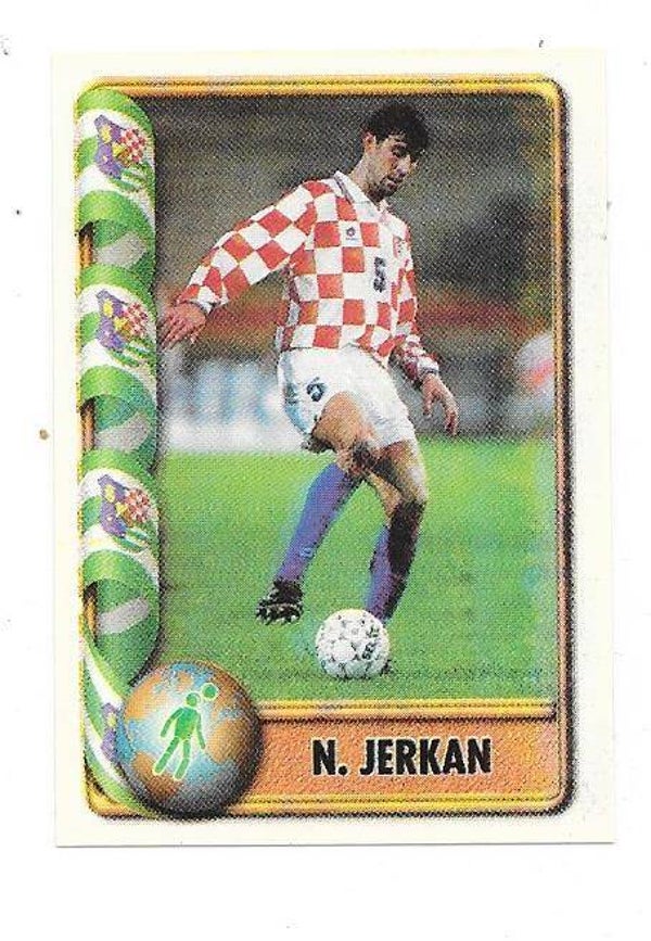 1998 Navarrete FIFA France 98 Sticker #191 Nikola Jerkan  Croatia , Real Oviedo