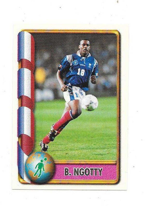 1998 Navarrete FIFA France 98 Sticker #273 Bruno Ngotty  France , Olympique Lyon