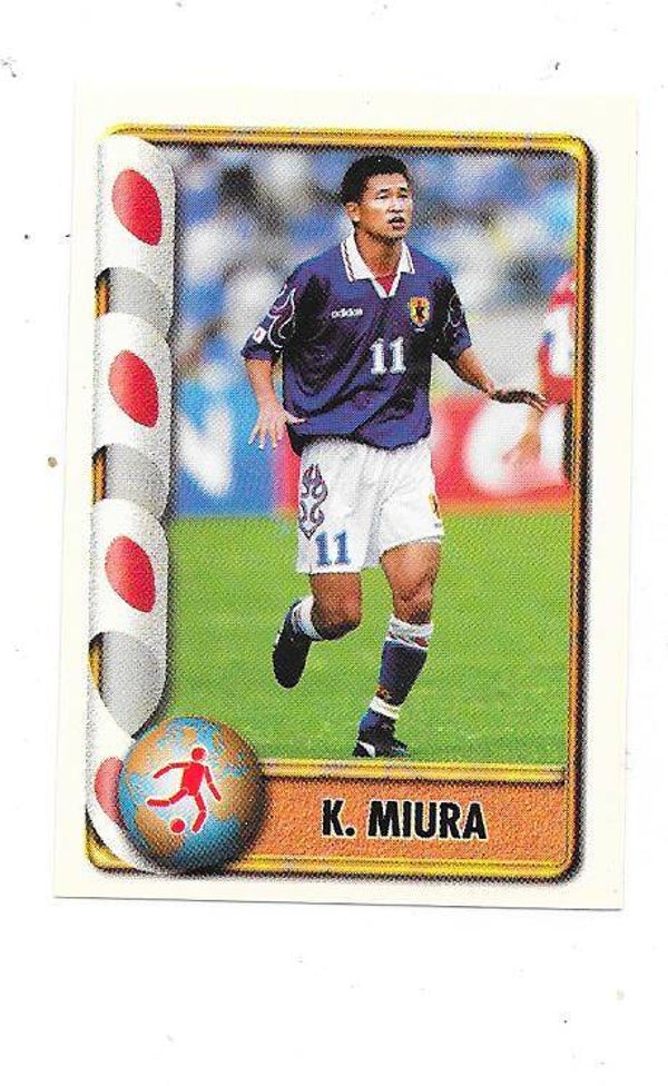1998 Navarrete FIFA France 98 Sticker #357 Kazuyoshi Miura  Japan ,  Santos