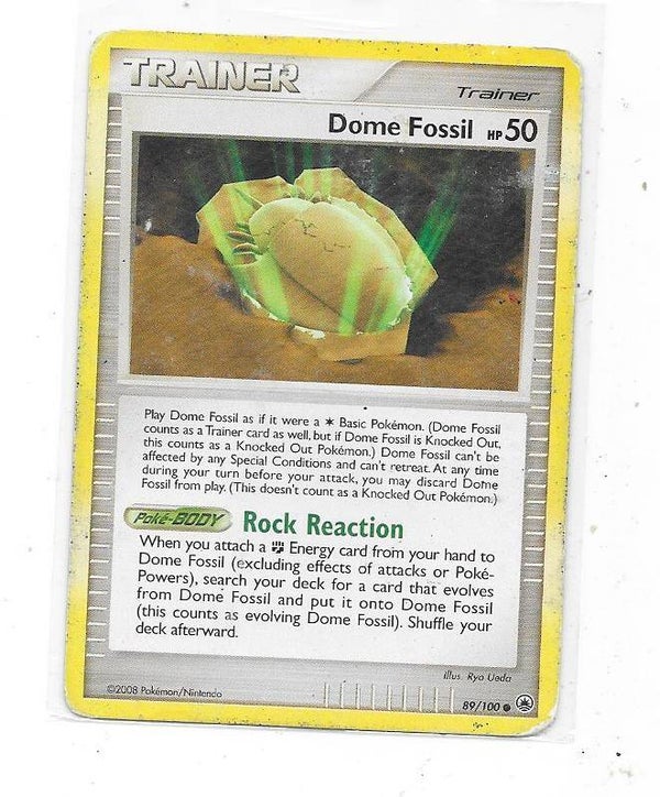 2008 Pokemon Cards # Dome Fossil ( 89/100) Common