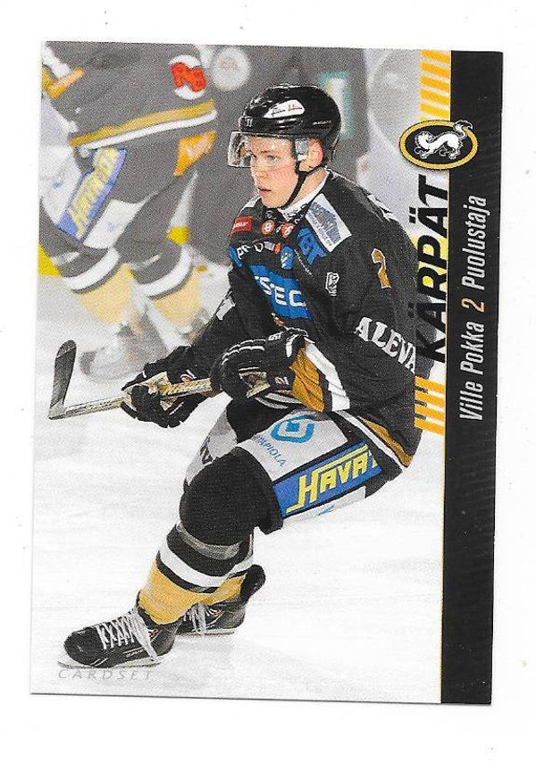 2013-14 Finnish Cardset #254 Ville Pokka Kärpät , EHC München