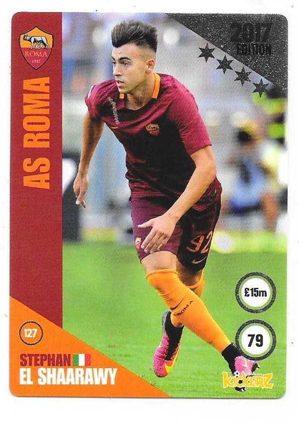 2017 Swedish Kickerz Silverstar # Stephan El Shaarawy AS Roma , Italia