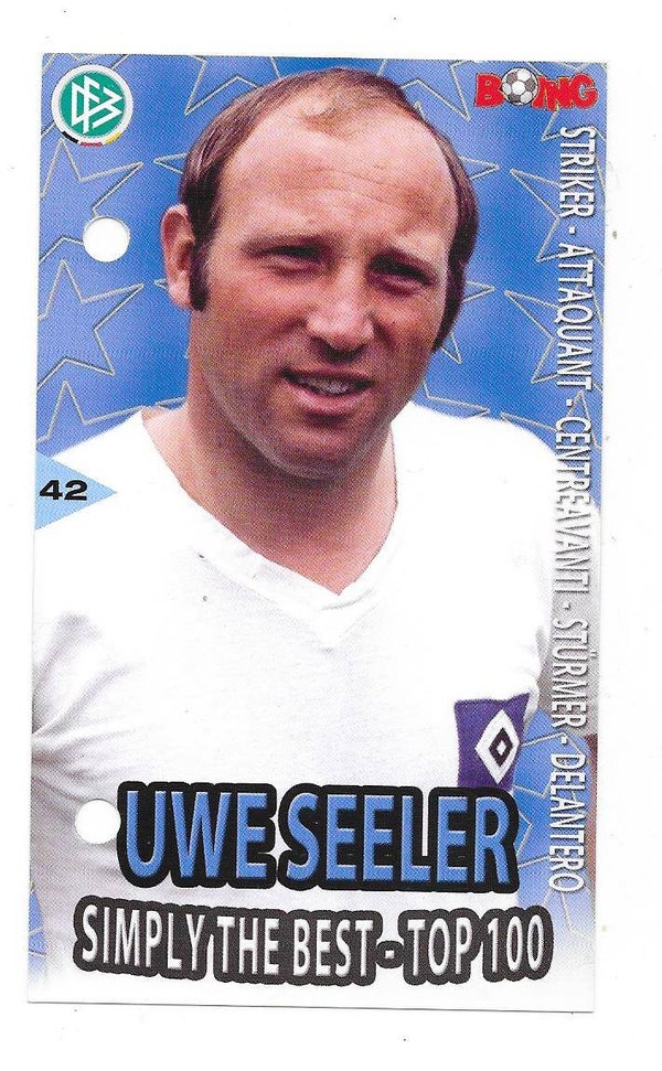 2005-06 Swedish Boing Simply the Best #42 Uwe Seeler Hamburger SV , Germany