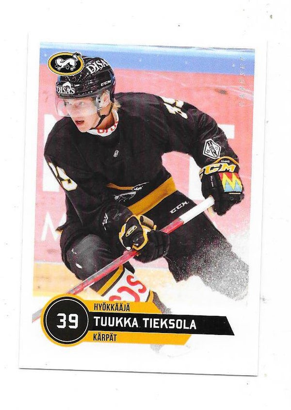 2021-22 Finnish Cardset #93 Tuukka Tieksola  Kärpät , Chicago Wolves