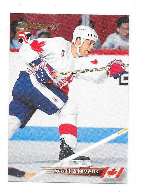 1996 Swedish Semic Wien 96 #80 Scott Stevens  Canada