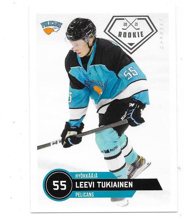2021-22 Finnish Cardset Rookies #296 Leevi Tukiainen Pelicans RC