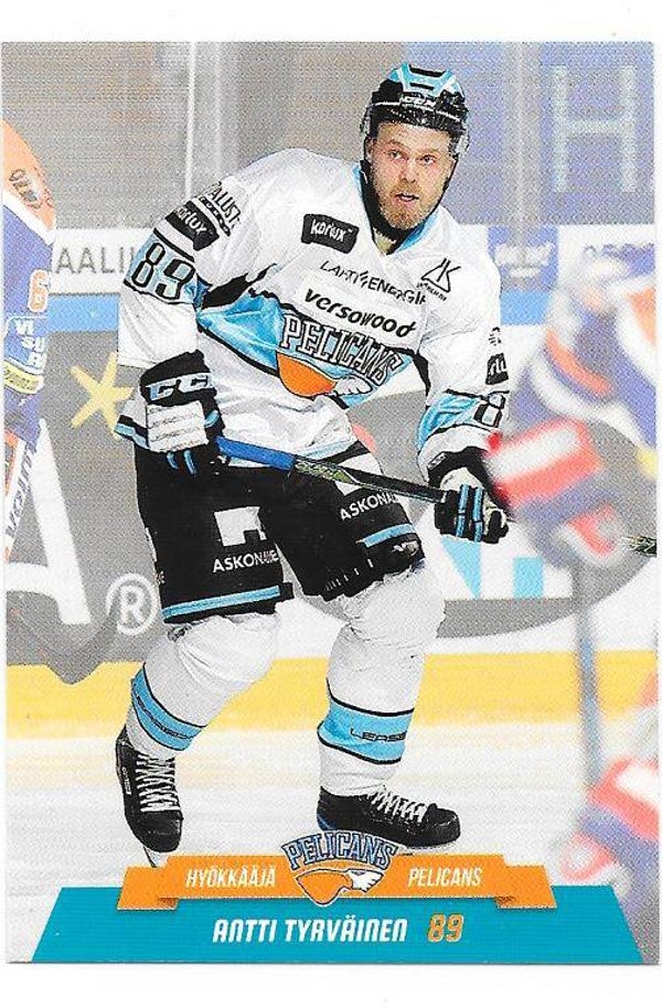 2017-18 Finnish Cardset #120 Antti Tyrväinen Pelicans , Fischtown Pinguins