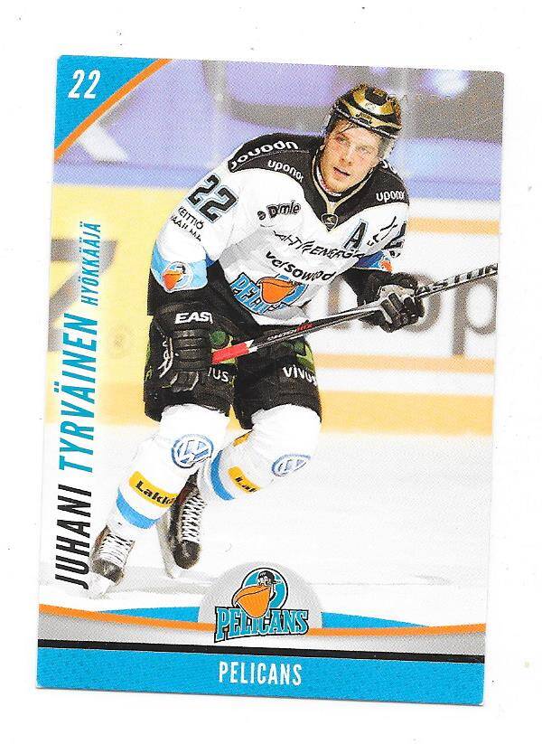 2015-16 Finnish Cardset #115 Juhani Tyrväinen Pelicans , Kölner Haie