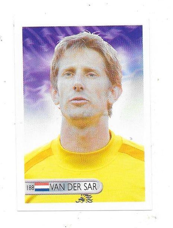 2006 Mundocrom FIFA World Cup Sticker #188 Edwin Van Der Sar , Netherlands