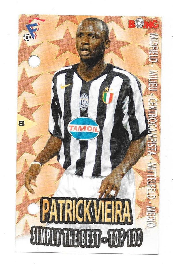 2005-06 Finnish Boing Simply The Best #8 Patrick Vieira  Juventus , France