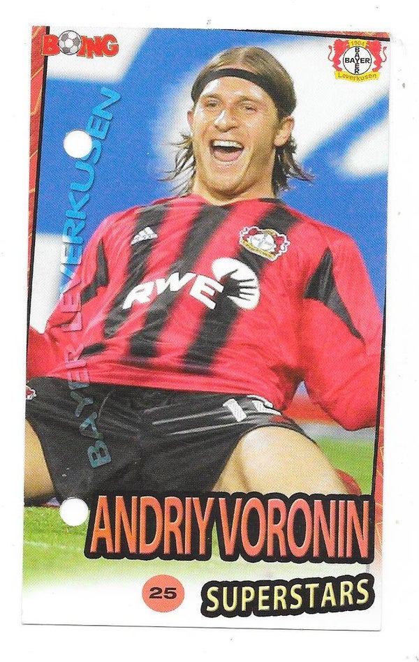 2005-06 Swedish Boing Superstars #25 Andriy Voronin Bayer Leverkusen , Ukraine