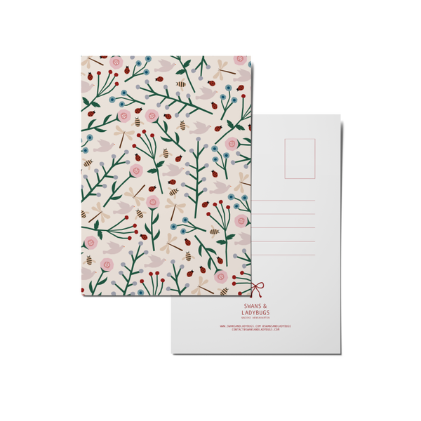 ANSICHTKAART PATROON LIBELLE