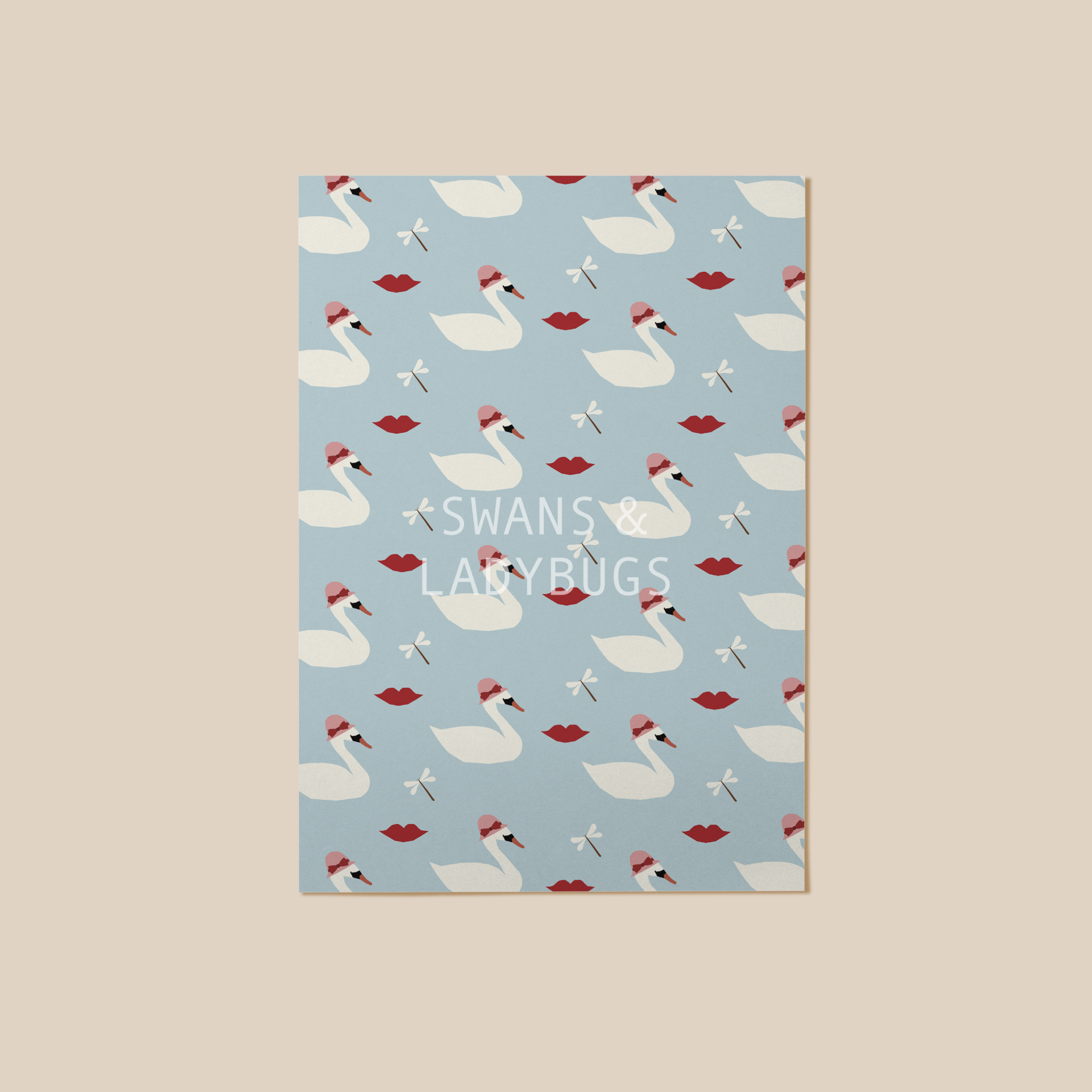 DESSINPAPIERVEL ZWANEN