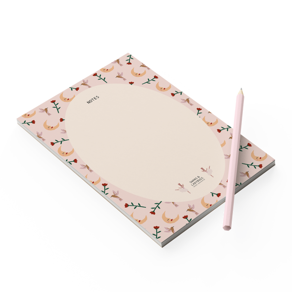 NOTEPAD A4 ROZE