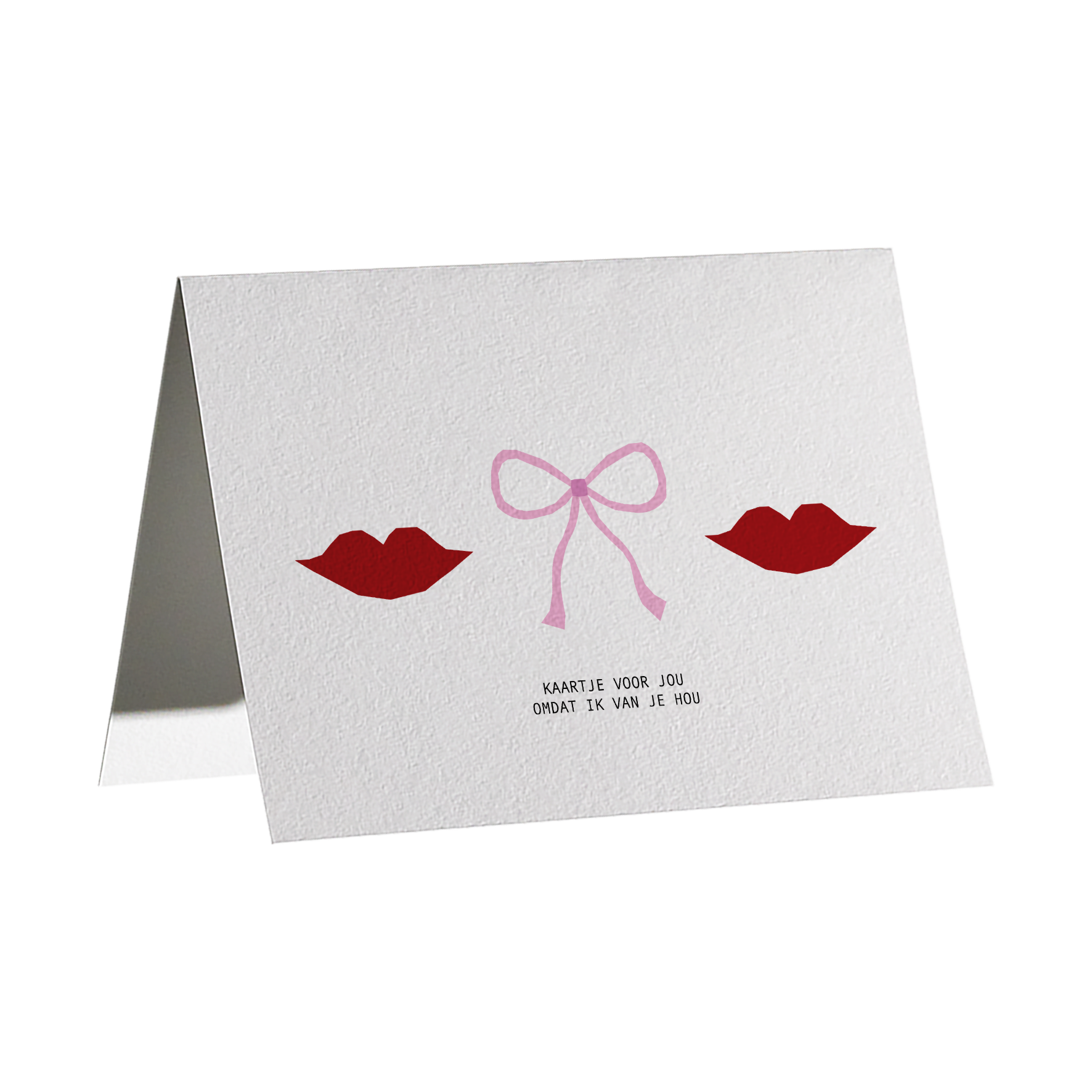 KAART OMDAT IK VAN JE HOU