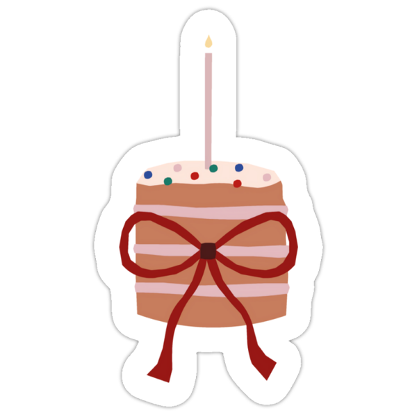 STICKER VERJAARDAGSTAART
