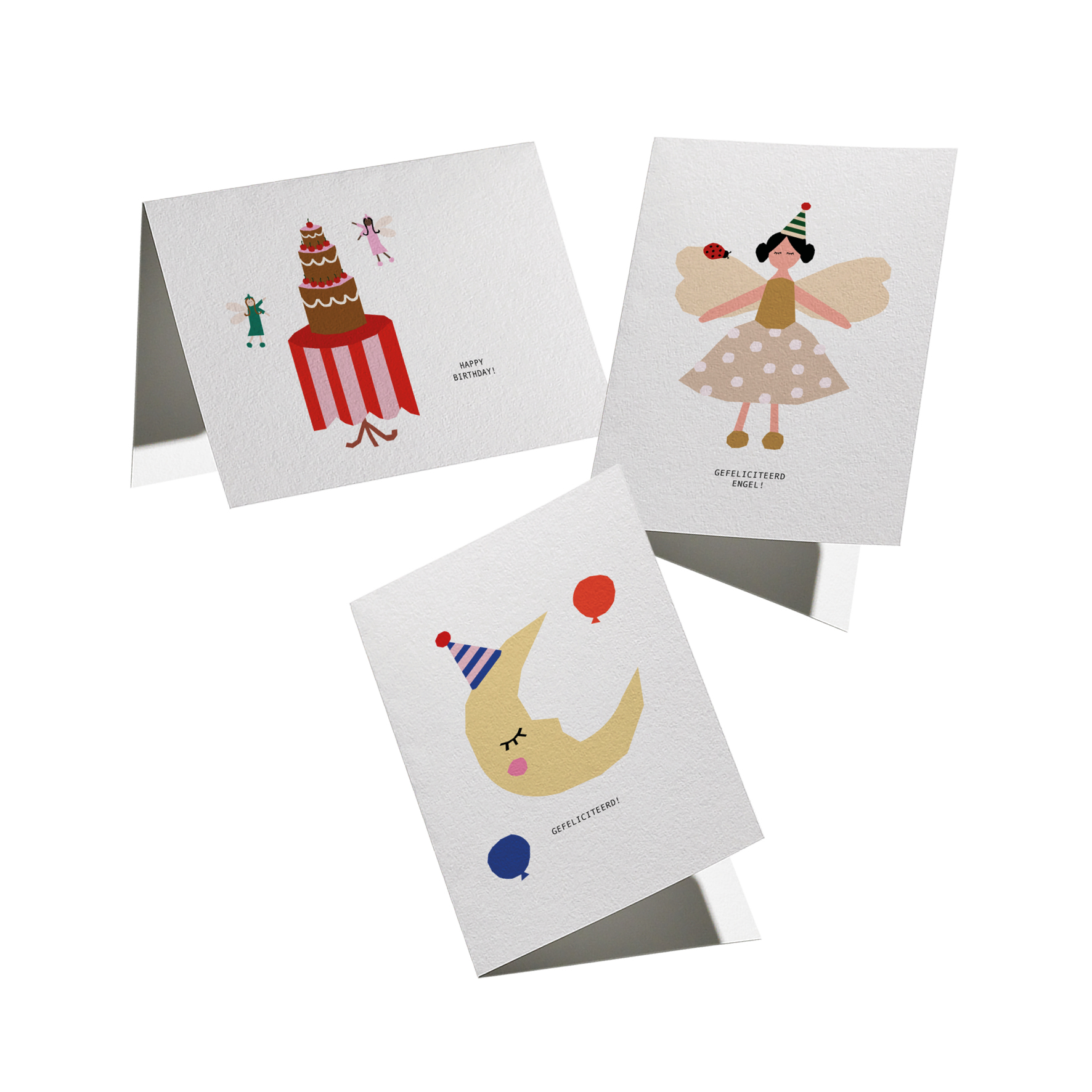 VERJAARDAGSKAARTEN SET