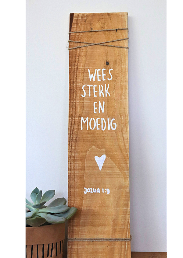 Wees sterk en moedig - Jozua 1:9