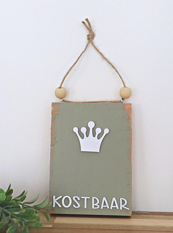 Kostbaar - licht olijfgroen
