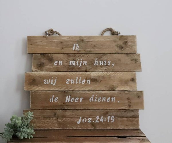 Ik en mijn huis, wij zullen de Heer dienen