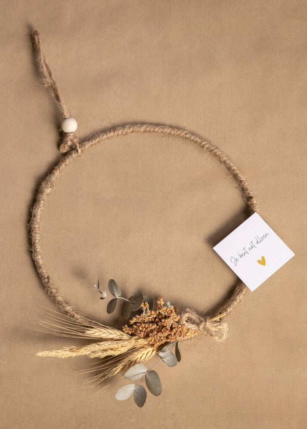 Jute hanger - rond