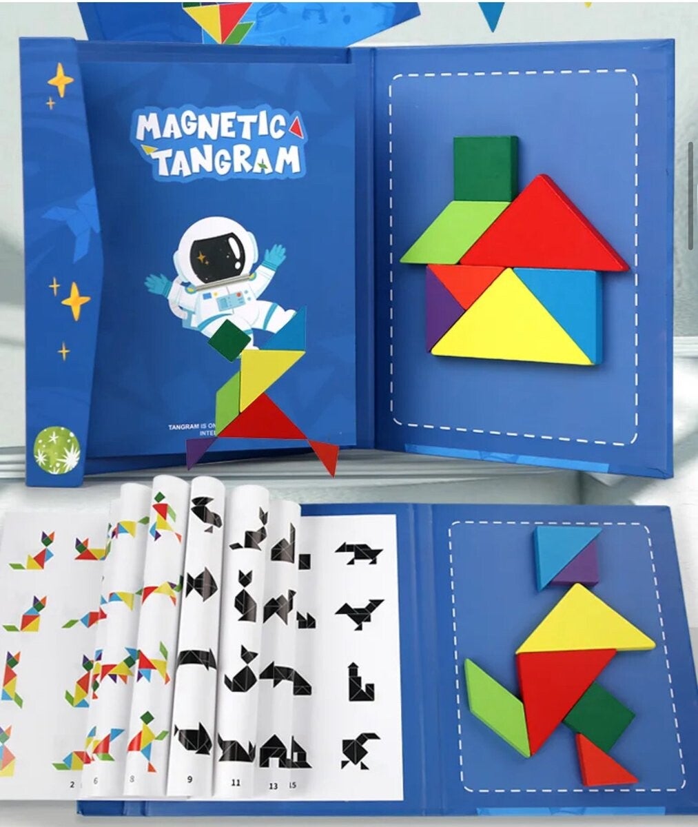 Tangram - speel magneet boek