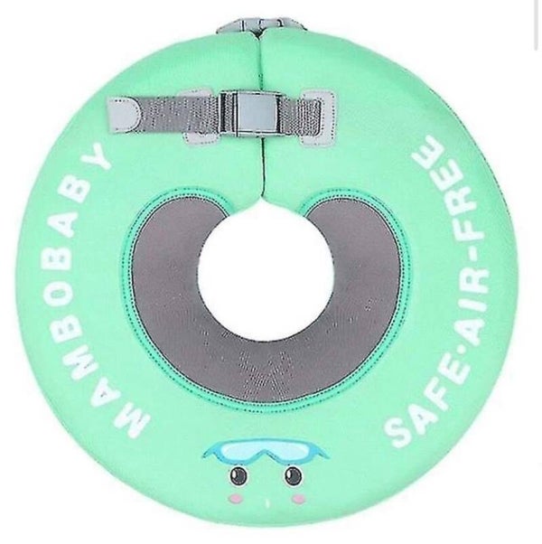 Baby Nek float - Baby Spa float - Neck float baby - luchtvrij nek float - groen