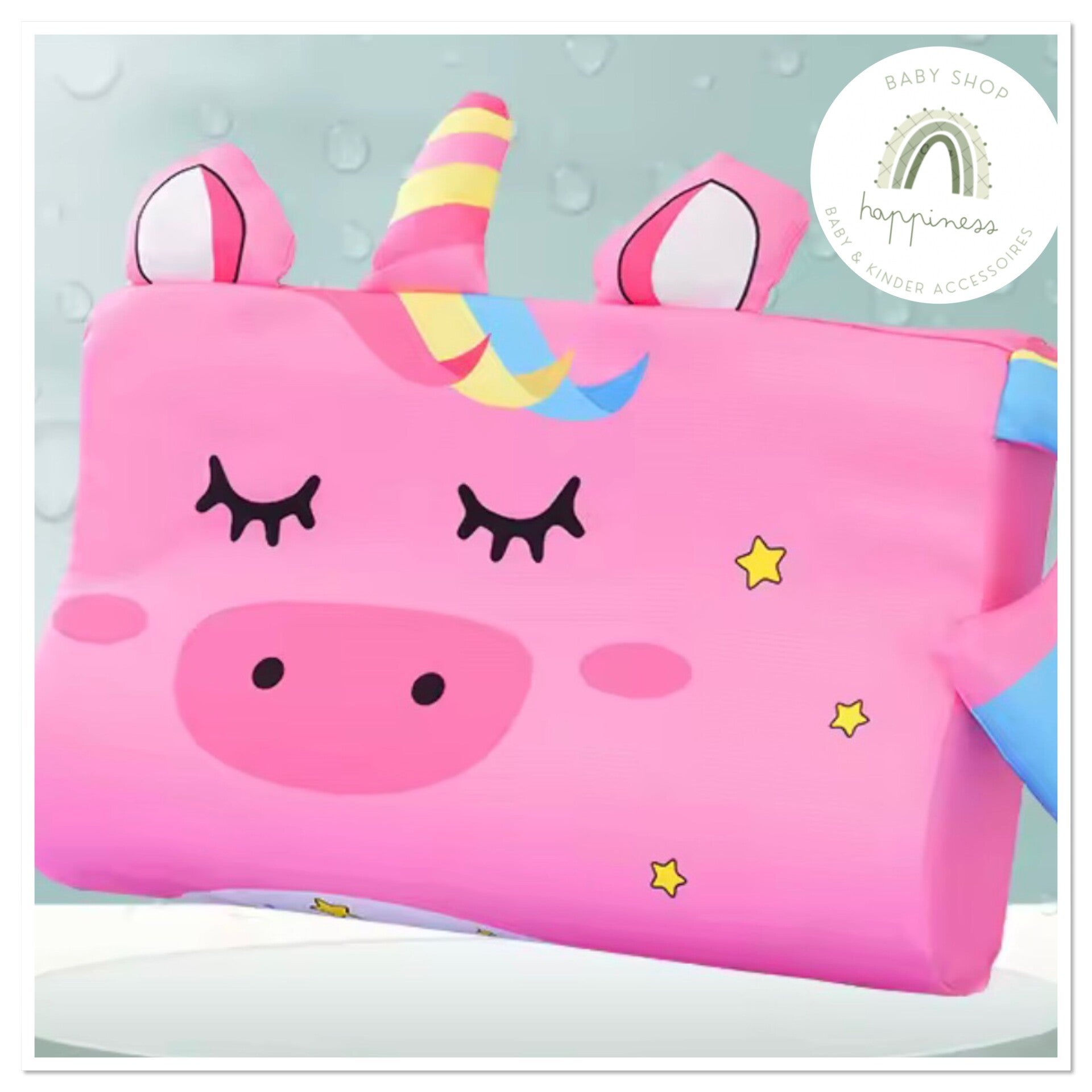 Rustgevend Kinderkussen - Friemelkussen - Kalmerend Kinderkussen - Design Unicorn