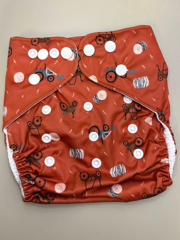 wasbare zwemluier 0 - 4 jaar tractor