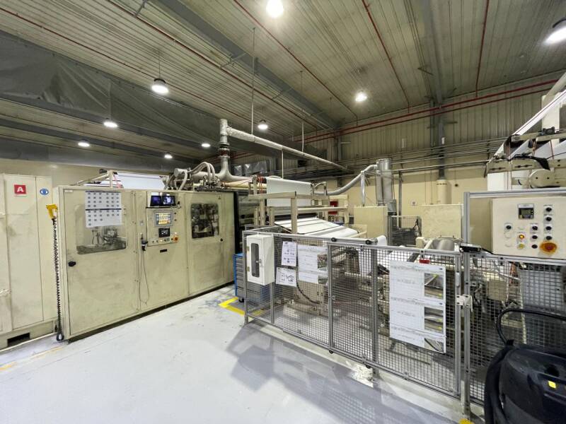 Bretting Line 1 — folding section overview, seller archive photograph (2024)