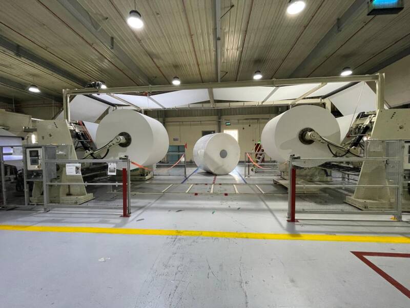 Bretting Line 2 — unwind section, seller archive photograph (2024)