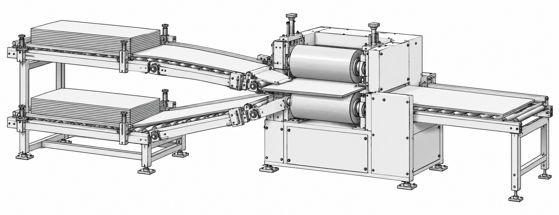 Generic laminator engineering illustration