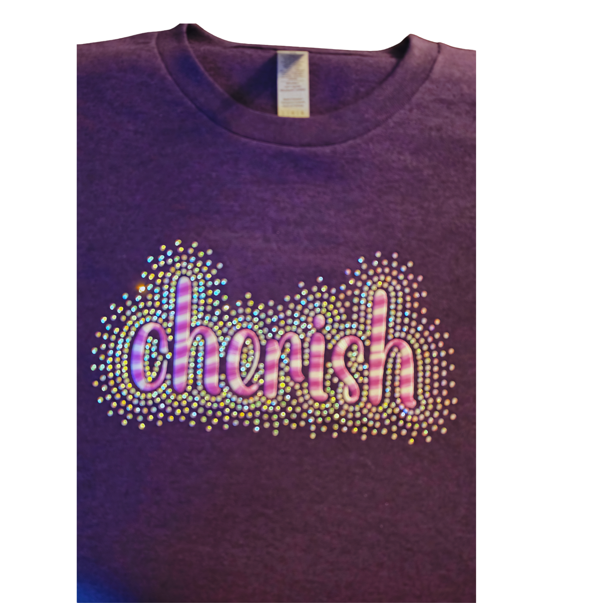 ✨ “Cherish” Embroidered Rhinestone Statement Design ✨