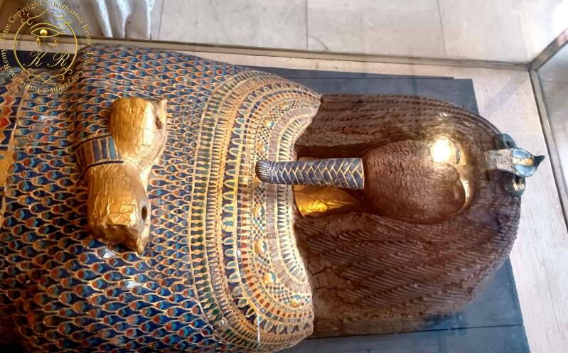 Sargdeckel, Semenchkare zugeschrieben, im Ägyptischen Museum in Kairo